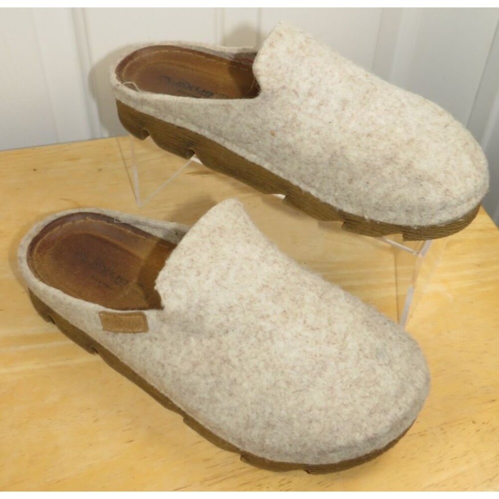 Flexus by Spring Step Cloggish Mules Felt Slip On Shoes Clogs Comfort EU 38/US 7